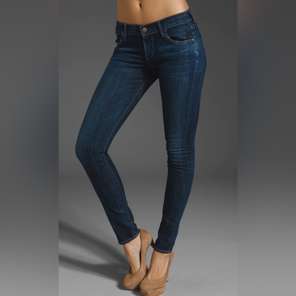 Citizen of Humanity Low Rise Skinny Leg Dark Denim SZ 27